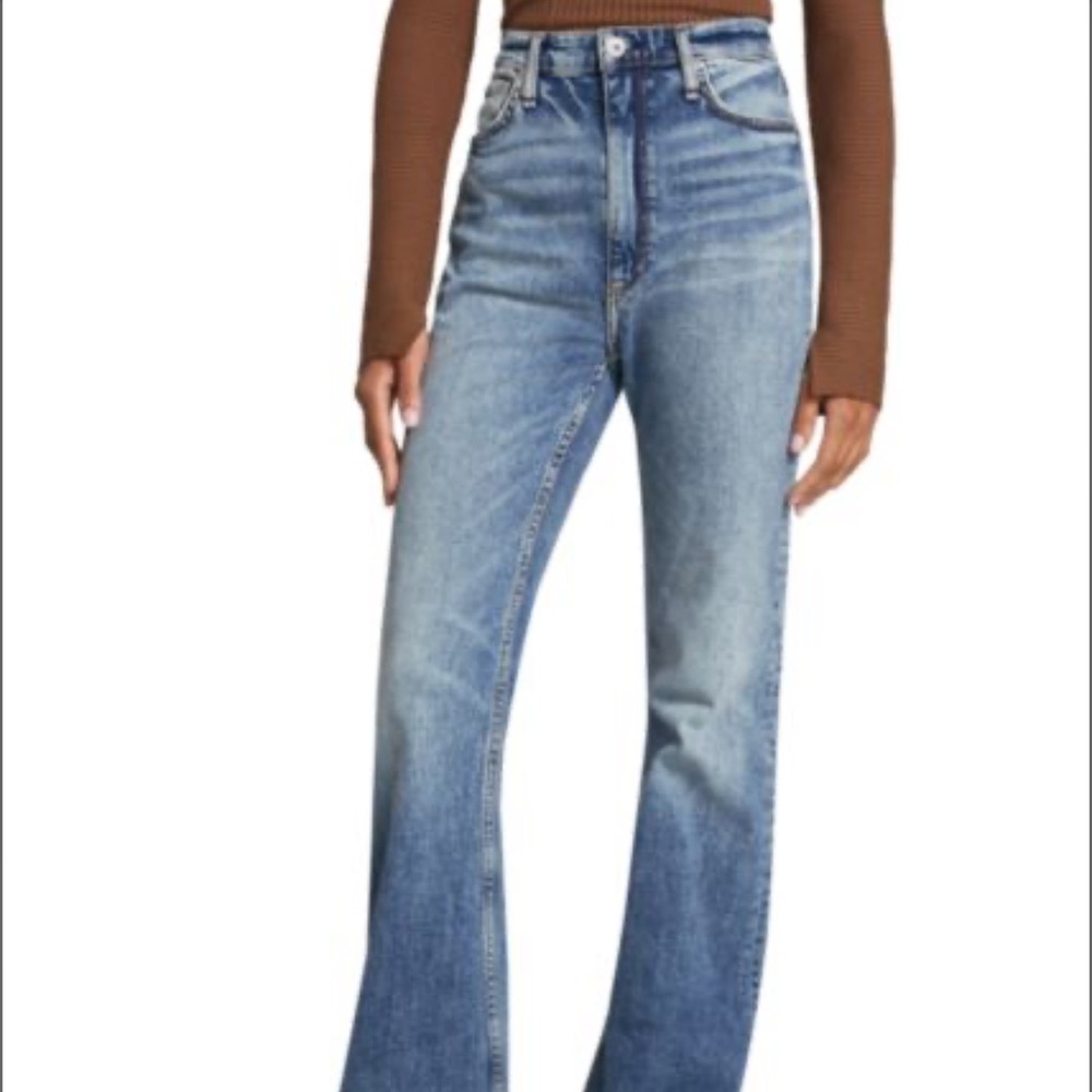 Rag and Bone High Waisted Flare Jeans